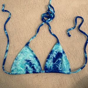 Frankies velvet bikini top